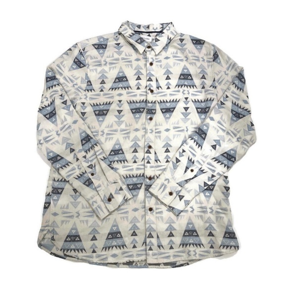 Sun + Stone Men’s Jacquard Geometric Shirt - Picture 4 of 7